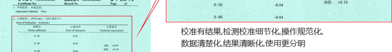 滴定管CNAS校準(zhǔn)證書(shū)結(jié)果頁(yè)2
