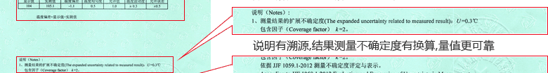 干燥箱CNAS校準(zhǔn)證書結(jié)果頁3